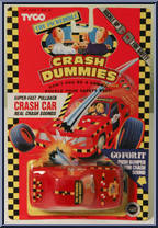 Red Crash Car from Crash Dummies - Pullback Crash Cars manufactured by Tyco [Front]