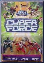 Dark Shield / Ripclaw / Gunmen from Cyber Force - Basic Series manufactured by Mattel [Front]