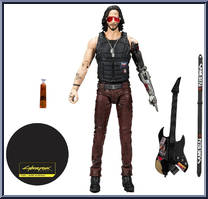 Johnny Silverhand from Cyberpunk 2077 - Basic Series manufactured by McFarlane [Loose]