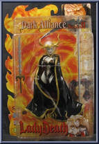 Lady Death from Dark Alliance - Series 2 manufactured by Art Asylum [Front]