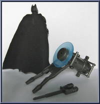 Batman (Sonic Spy) from Dark Knight - [5" Scale] Series 2 manufactured by Mattel [Loose]