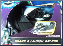 Batpod (Crank & Launch) from Dark Knight - [5" Scale] Vehicles manufactured by Mattel [Front]