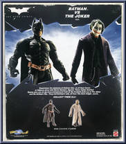 Batman vs Joker from Dark Knight - Movie Masters - Exclusives manufactured by Mattel [Back]