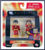 Shazam! / Mary Marvel from DC Minimates - Series 5 manufactured by Diamond Select [Front]