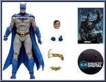 Batman (Blue) (Digital) from DC Multiverse - DC Rebirth manufactured by McFarlane [Loose]