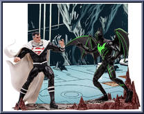 Batman Beyond vs Justice Lord Superman from DC Multiverse - Basic Series manufactured by McFarlane [Loose]