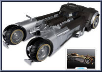Batmobile (Gold Label) from DC Multiverse - Batman: White Knight manufactured by McFarlane [Loose]