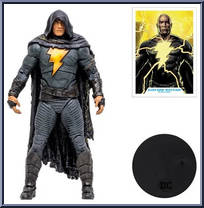 Black Adam (with Cloak) from DC Multiverse - Black Adam manufactured by McFarlane [Loose]