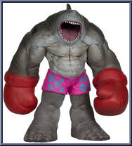 King Shark from DC Multiverse - Todd's Mods manufactured by McFarlane [Loose]