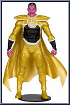 Sinestro (Parallax) (Gold Label) from DC Multiverse - Basic Series manufactured by McFarlane [Loose]