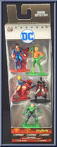 Superman / Supergirl / Aquaman / Lex Luthor / Batman from DC - Nano MetalFigs - Box Sets manufactured by Jada Toys [Front]