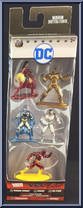 Wonder Woman / Cyborg / Flash / Parademon / Batman from DC - Nano MetalFigs - Box Sets manufactured by Jada Toys [Front]