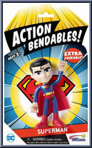 Superman from DC - Action Bendables manufactured by NJ Croce [Front]