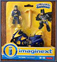 Batgirl & Batcycle from DC Super Friends - Imaginext manufactured by Fisher-Price [Front]