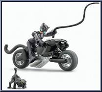 Catwoman (with Bike) from DC Super Friends - Imaginext manufactured by Fisher-Price [Loose]