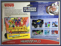 Cyborg & ATV from DC Super Friends - HeroWorld manufactured by Fisher-Price [Back]