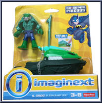 K. Croc & Swamp Ski from DC Super Friends - Imaginext manufactured by Fisher-Price [Front]