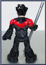 Nightwing (Black / Red Costume) from DC Super Friends - Imaginext Blind Bags 1 manufactured by Fisher-Price [Loose]
