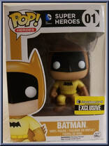 Batman (Yellow) from DC Super Heroes - Pop! Vinyl Figures manufactured by Funko [Front]