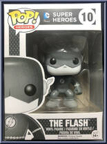Flash (Black / White) from DC Super Heroes - Pop! Vinyl Figures manufactured by Funko [Front]