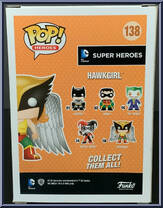 Hawkgirl from DC Super Heroes - Pop! Vinyl Figures manufactured by Funko [Back]