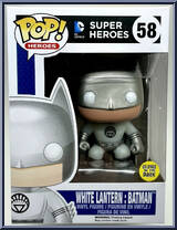 White Lantern: Batman (Glows in the Dark) from DC Super Heroes - Pop! Vinyl Figures manufactured by Funko [Front]
