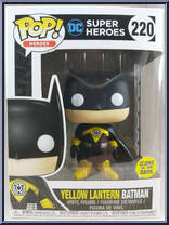 Yellow Lantern Batman (Glows in the Dark) from DC Super Heroes - Pop! Vinyl Figures manufactured by Funko [Front]