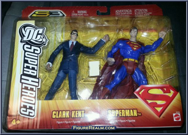 Clark Kent / Superman - DC Super Heroes - 2-Packs - Mattel Action Figure