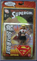 Supergirl (Black Skirt) from DC Super Heroes - Series 4 manufactured by Mattel [Front]