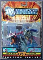 Joker vs. Batgirl from DC Universe Classics - Fighting Figures manufactured by Mattel [Front]