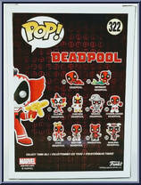 Deadpool (Clown) from Deadpool - Pop! Vinyl Figures manufactured by Funko [Back]