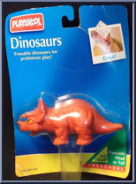 Triceratops from Definitely Dinosaurs - Carded - 1996 manufactured by Playskool [Front]