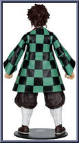 Tanjiro Kamado in Daki Battle (Season 2) from Demon Slayer - 7" Scale manufactured by McFarlane [Loose]