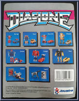 Jaguar from Diaclone - Basic Series manufactured by Joustra [Back]