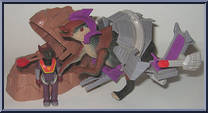 Saurolophus from Dino-Riders - Dinosaurs manufactured by Tyco [Loose]
