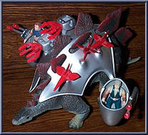 Stegosaurus from Dino-Riders - Dinosaurs manufactured by Tyco [Loose]