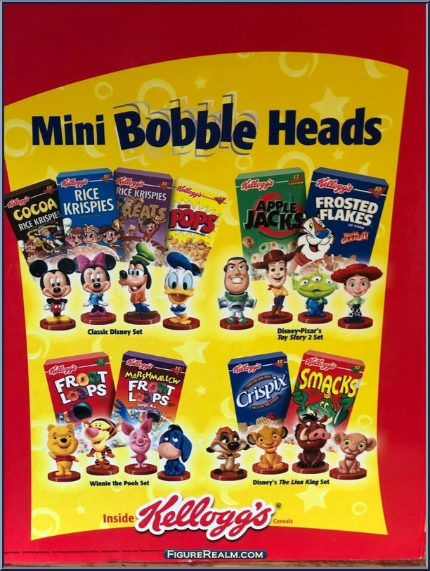 Kellogg's Mini Bobble Heads Collection - Disney - Bobbleheads - Disney ...