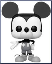 Mickey Mouse (Black & White) (10" Scale) from Disney - Mickey True Original Pop! manufactured by Funko [Loose]