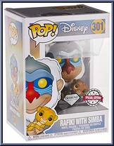 Rafiki and Simba (Diamond) from Disney - Disney Universe Pop! manufactured by Funko [Front]
