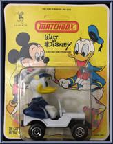 Donald Duck (White Jeep) from Disney - Die-Cast manufactured by Matchbox [Front]