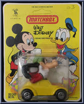 Goofy (Yellow Beetle) from Disney - Die-Cast manufactured by Matchbox [Front]