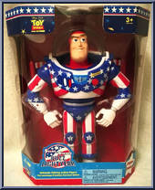 Buzz Lightyear (Stars & Stripes) from Disney Pixar - Basic Series manufactured by Thinkway Toys [Front]