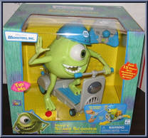 Mike's Scare Scooter from Disney Pixar - Basic Series manufactured by Thinkway Toys [Front]