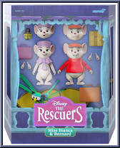 Miss Bianca & Bernard (Rescuers) from Disney - Ultimates manufactured by Super7 [Front]