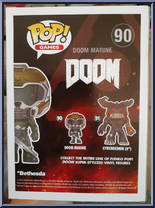Doom Marine (Gold) from Doom - Pop! Vinyl Figures manufactured by Funko [Back]