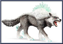Snow Wolf from Eldrador - Creatures manufactured by Schleich [Loose]