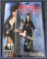 Elvira (with Chainsaw) from Elvira Mistress of the Dark - Basic Series manufactured by Figures Toy Company [Front]