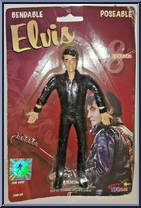 Elvis (1968 Comeback Special) from Elvis Presley - Bendables manufactured by NJ Croce [Front]