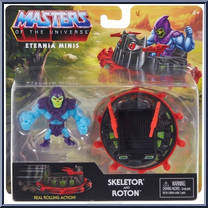 Skeletor and Roton from Eternia Minis - Vehicles manufactured by Mattel [Front]