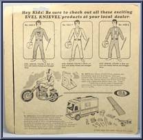 Evel Knievel (White Suit) from Evel Knievel - Basic Series manufactured by Ideal [Back]